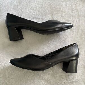 Paul Green Rendi Black Block Heel Pumps